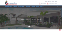 Desktop Screenshot of hotelnepal.com